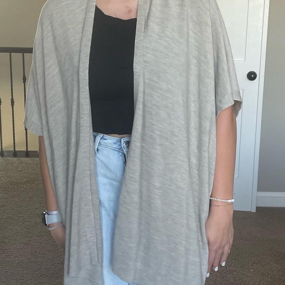 Lululemon sweater, wrap cardigan M/L